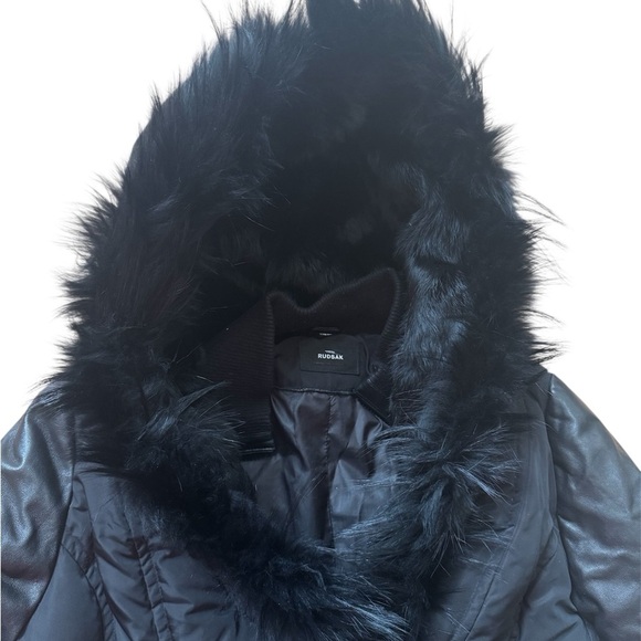 Rudsak Genuine Leather & Fur Grace Jacket Size: XXL - Picture 4 of 11